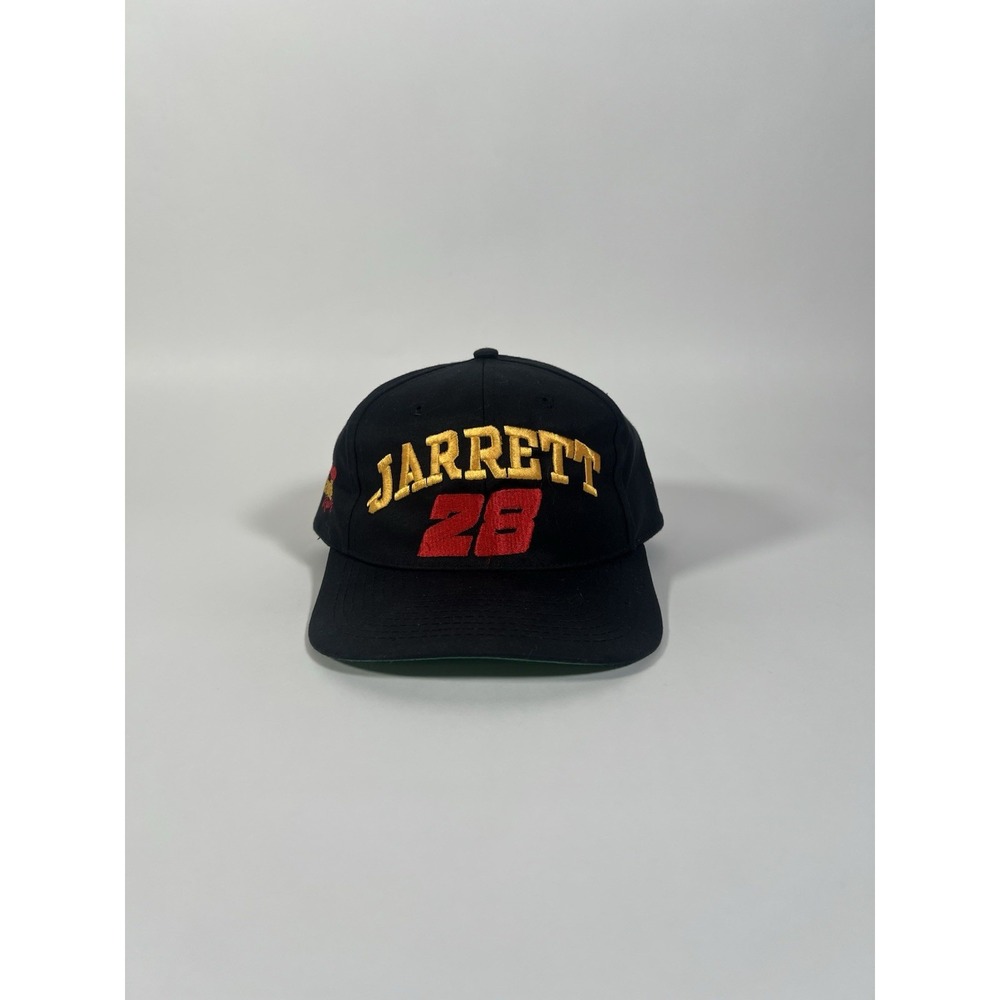 1990s NASCAR Dale Jarrett #28 Snapback Hat, Texaco Havoline Racing Cap Vintage